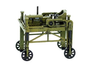Lumber Straddle Carrier S Scale Model in Tan Fine Detail Plastic