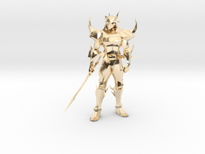 Dark Cecil from Final Fantasy IV in 14k Gold Plated Brass: 1:8