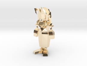 Aerith from Final Fantasy VII in 14k Gold Plated Brass: 1:8