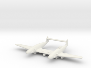 (1:144) Messerschmitt Me 309 Zw in White Natural Versatile Plastic