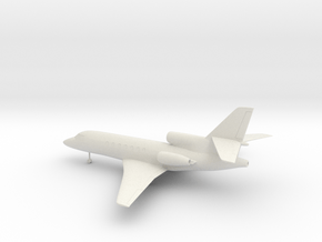 Dassault Falcon 50 in White Natural Versatile Plastic: 1:72