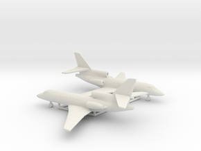 Dassault Falcon 50 in White Natural Versatile Plastic: 6mm