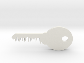 city key 1 in White Premium Versatile Plastic
