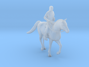 Knight Templar Horseback in Smooth Fine Detail Plastic: 1:64 - S