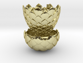 Dragon Egg Game of Thrones Style - Ring Box in 18k Gold