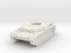 Panzer IV hull (hollow) scale 1/87 in White Natural Versatile Plastic
