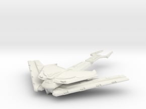 Cardassian Deck Cruiser in White Natural Versatile Plastic