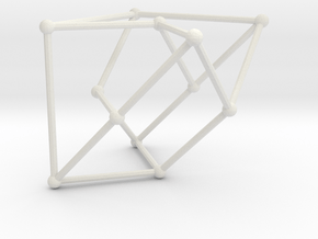 Cubic graph on 12 vertices of girth 5, no. 1 in White Natural Versatile Plastic: Large