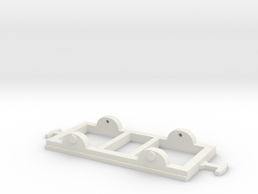 OO9 Short Chassis in White Natural Versatile Plastic
