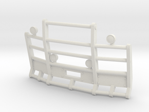 1/50th Herd or Road Train type angled bumper in White Natural Versatile Plastic