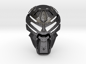 Mask Of Chaos in Polished and Bronzed Black Steel