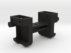 Dual ARC II Strobe Light Enclosure w/ GoPro Mount in Black Premium Versatile Plastic