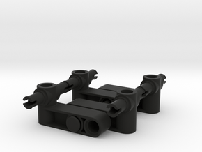 Steering Lever V3 in Black Premium Versatile Plastic