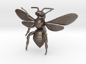 beeBee in Polished Bronzed-Silver Steel