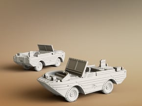 Ford GPA 1942 Amphibious Jeep Scale: 1:100 in Tan Fine Detail Plastic