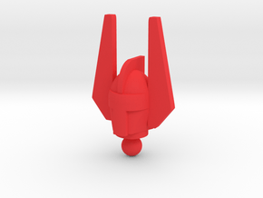 Time Traveler New Voyages Acroyear Head in Red Processed Versatile Plastic