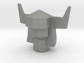 Acroyear II Head For Microman Figures in Gray PA12