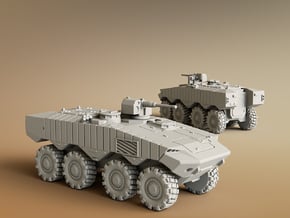 EITAN 8x8 APC Scale: 1:100 in Tan Fine Detail Plastic