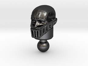 Galactic Defender Baron Karza Unmasked Head in Polished and Bronzed Black Steel