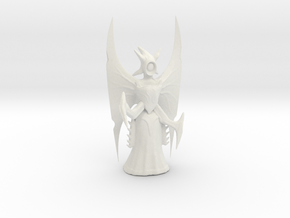 Predatory Archon (28mm scale miniature) in White Natural Versatile Plastic