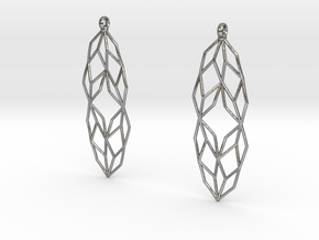 Lsys Earrings in Natural Silver