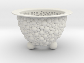 Neo Pot Bubbles 3in.  in White Natural Versatile Plastic
