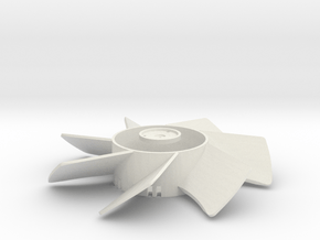 Extractor Fan in White Natural Versatile Plastic