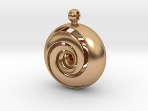 TOROIDE SWIRL in Polished Bronze