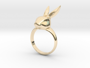 Rabbit ring in 14K Yellow Gold