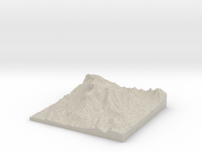 Model of El Capitan in Natural Sandstone
