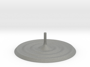 Ripples Incense Stick Holder in Gray PA12