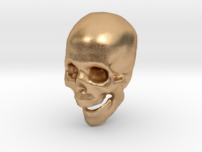 skull hollowed in Natural Bronze
