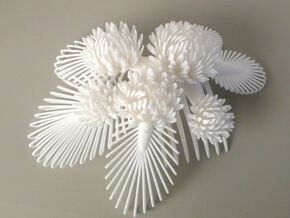 Kikoo Kanzashi in White Natural Versatile Plastic