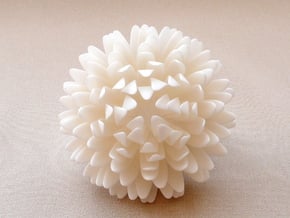 Kiku in White Natural Versatile Plastic
