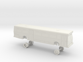 HO Scale Bus Orion V GoRaleigh 1200s in White Natural Versatile Plastic