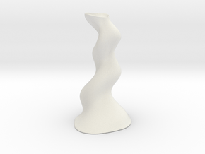 Vase 2100V in White Natural Versatile Plastic