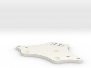 Axial 4 Link Plate Front Rear Servo Mount in White Natural Versatile Plastic