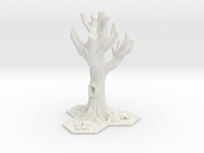 Tabletop Tree - Base in White Natural Versatile Plastic