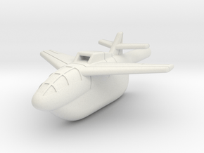 (1:144) Messerschmitt Me P.1079/10c + Bomb Fairing in White Natural Versatile Plastic
