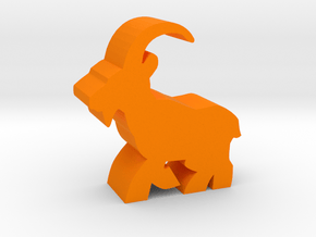 Game Piece, Ibex running in Orange Processed Versatile Plastic