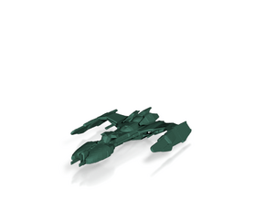 Klingon Mat'Ha Class Raptor in Tan Fine Detail Plastic