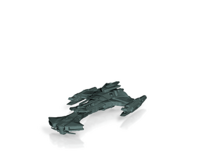 Klingon Bortas Class Battle Cruiser in Tan Fine Detail Plastic