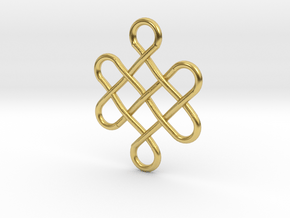 Celtic Design in Polished Brass