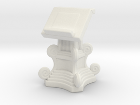 Lectern Book Stand A in White Natural Versatile Plastic