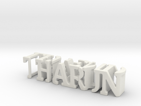 3dWordFlip: tharun/legend in White Natural Versatile Plastic