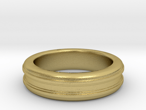 Simple Ring 14.88mm_x_2.001mm_x_5mm in Natural Brass
