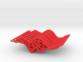 Ferret Keychain sprew - 8 in Red Processed Versatile Plastic