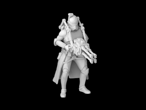 (1/47) Clone Quad-Blaster Trooper Phase 2 in Tan Fine Detail Plastic