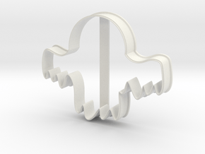 Ghost 2 cookie cutter for professional in White Natural Versatile Plastic