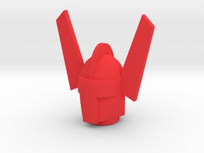 Magno Marvel Acroyear Head in Red Processed Versatile Plastic